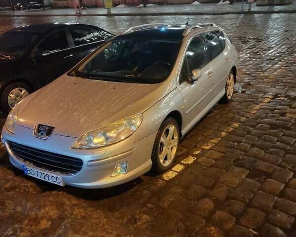 Серый Пежо 407, объемом двигателя 2.2 л и пробегом 239 тыс. км за 3500 $, фото 1 на Automoto.ua