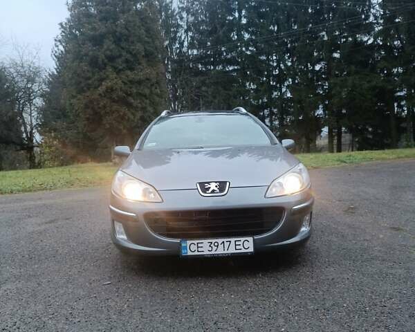 Серый Пежо 407, объемом двигателя 2 л и пробегом 220 тыс. км за 2950 $, фото 1 на Automoto.ua