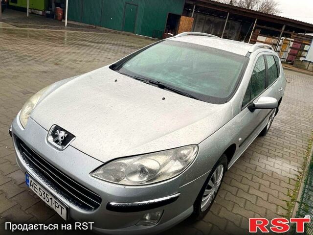 Серый Пежо 407, объемом двигателя 2 л и пробегом 447 тыс. км за 4300 $, фото 1 на Automoto.ua