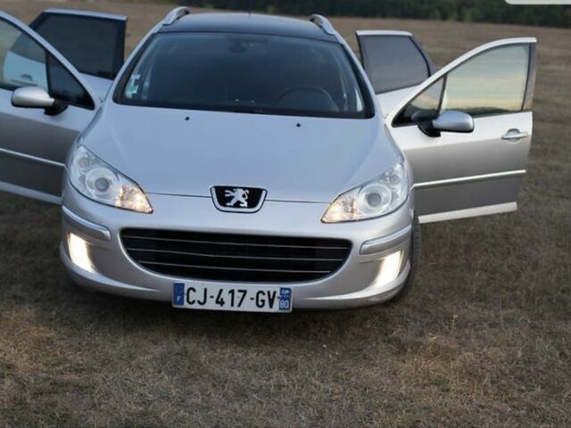 Серый Пежо 407, объемом двигателя 1.6 л и пробегом 260 тыс. км за 4300 $, фото 1 на Automoto.ua