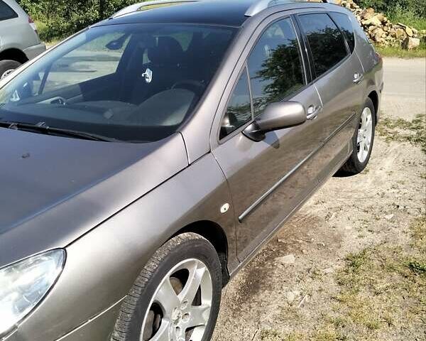 Сірий Пежо 407, об'ємом двигуна 2 л та пробігом 280 тис. км за 4500 $, фото 1 на Automoto.ua