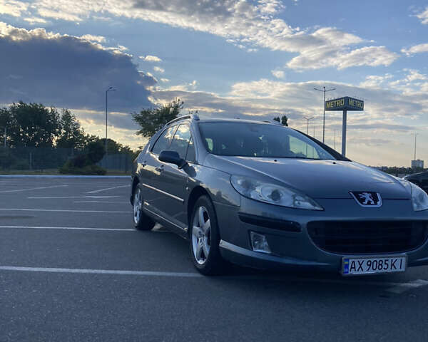 Серый Пежо 407, объемом двигателя 2 л и пробегом 264 тыс. км за 5400 $, фото 1 на Automoto.ua