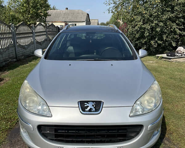 Серый Пежо 407, объемом двигателя 2 л и пробегом 215 тыс. км за 6150 $, фото 1 на Automoto.ua