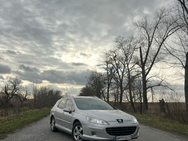 Сірий Пежо 407, об'ємом двигуна 1.6 л та пробігом 293 тис. км за 4350 $, фото 1 на Automoto.ua