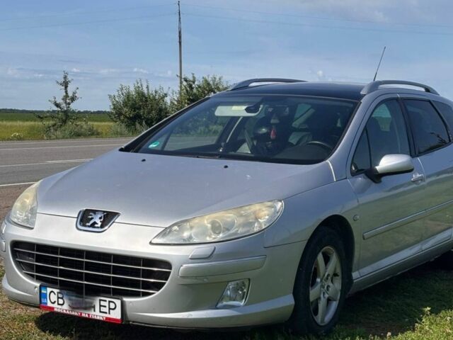 Серый Пежо 407, объемом двигателя 2 л и пробегом 330 тыс. км за 4899 $, фото 1 на Automoto.ua