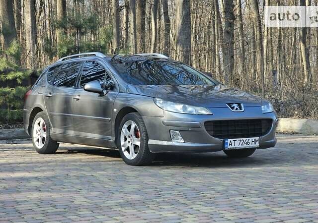 Сірий Пежо 407, об'ємом двигуна 2 л та пробігом 320 тис. км за 6999 $, фото 1 на Automoto.ua