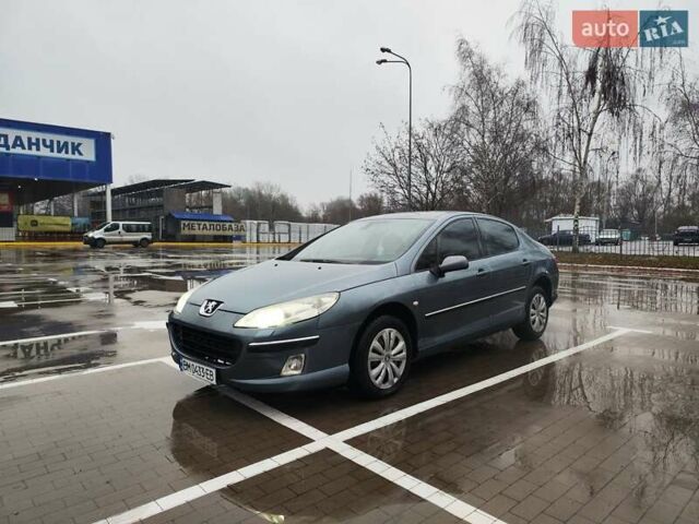 Синий Пежо 407, объемом двигателя 2 л и пробегом 255 тыс. км за 3750 $, фото 1 на Automoto.ua