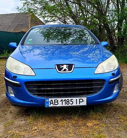 Синий Пежо 407, объемом двигателя 2 л и пробегом 248 тыс. км за 3800 $, фото 1 на Automoto.ua