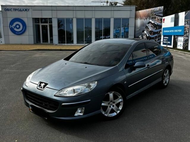 Синий Пежо 407, объемом двигателя 2 л и пробегом 300 тыс. км за 3000 $, фото 1 на Automoto.ua