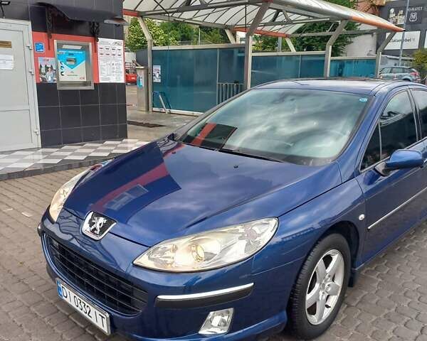 Синий Пежо 407, объемом двигателя 1.6 л и пробегом 230 тыс. км за 5800 $, фото 1 на Automoto.ua