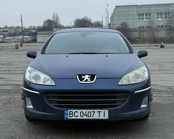 Синий Пежо 407, объемом двигателя 2 л и пробегом 340 тыс. км за 5500 $, фото 1 на Automoto.ua