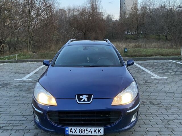 Синий Пежо 407, объемом двигателя 2 л и пробегом 300 тыс. км за 3500 $, фото 1 на Automoto.ua