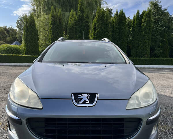 Синий Пежо 407, объемом двигателя 2 л и пробегом 323 тыс. км за 3000 $, фото 1 на Automoto.ua