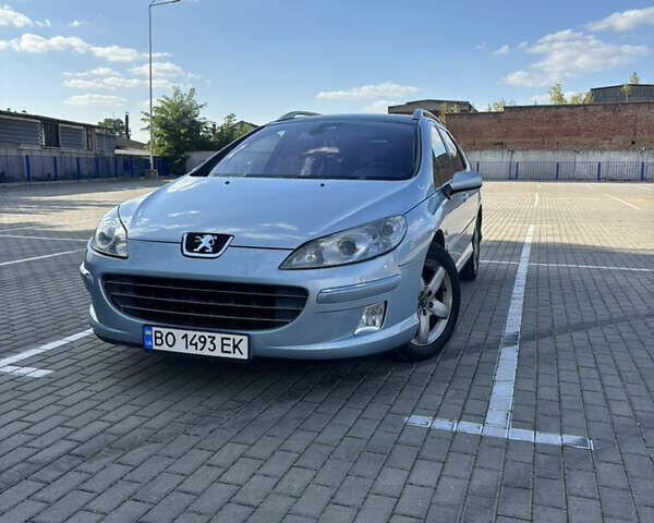 Синий Пежо 407, объемом двигателя 2 л и пробегом 337 тыс. км за 5300 $, фото 1 на Automoto.ua
