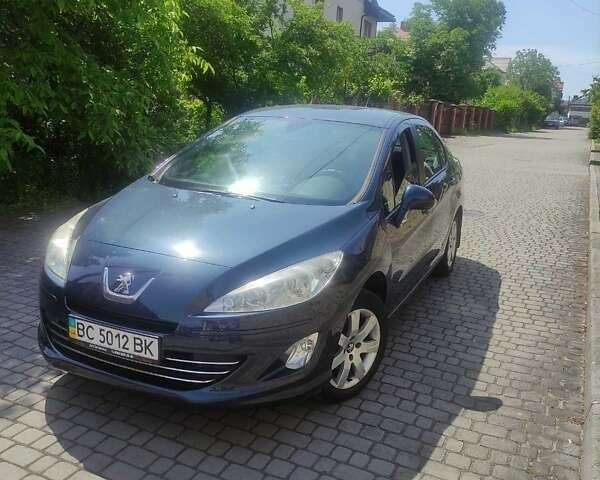 Синий Пежо 408, объемом двигателя 1.56 л и пробегом 99 тыс. км за 7300 $, фото 1 на Automoto.ua