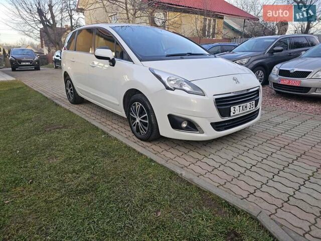 Белый Пежо 5008, объемом двигателя 1.6 л и пробегом 221 тыс. км за 10300 $, фото 1 на Automoto.ua
