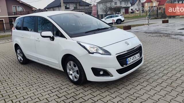 Белый Пежо 5008, объемом двигателя 1.6 л и пробегом 209 тыс. км за 8800 $, фото 1 на Automoto.ua