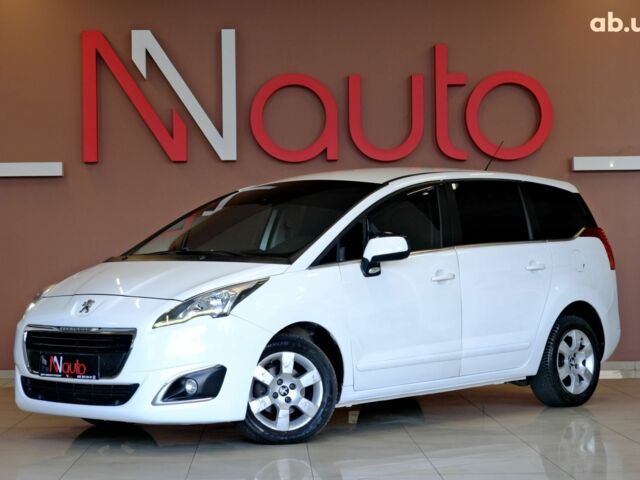 Белый Пежо 5008, объемом двигателя 1.6 л и пробегом 232 тыс. км за 7900 $, фото 1 на Automoto.ua