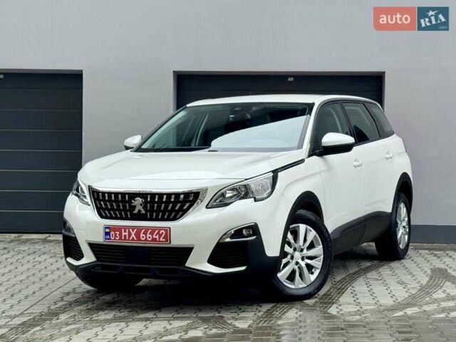 Белый Пежо 5008, объемом двигателя 1.5 л и пробегом 185 тыс. км за 18999 $, фото 1 на Automoto.ua