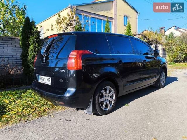 Чорний Пежо 5008, об'ємом двигуна 1.6 л та пробігом 245 тис. км за 7650 $, фото 1 на Automoto.ua