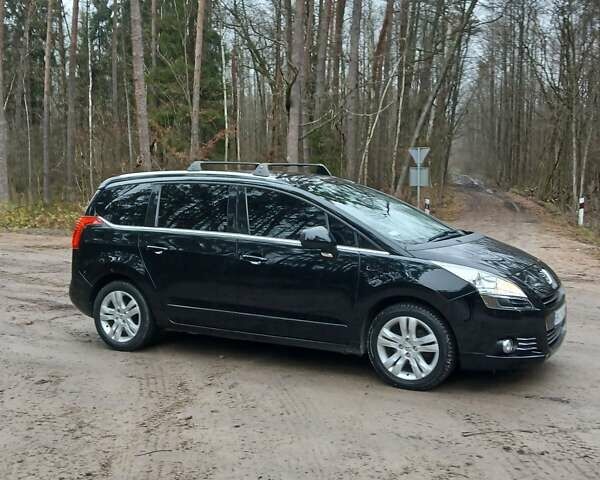 Черный Пежо 5008, объемом двигателя 1.56 л и пробегом 123 тыс. км за 7650 $, фото 1 на Automoto.ua