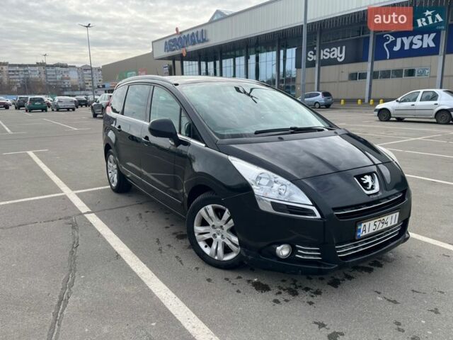 Черный Пежо 5008, объемом двигателя 2 л и пробегом 379 тыс. км за 9500 $, фото 1 на Automoto.ua