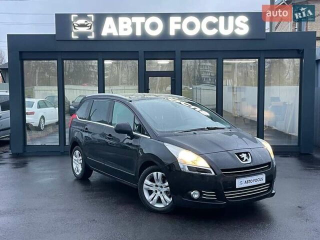 Черный Пежо 5008, объемом двигателя 1.6 л и пробегом 237 тыс. км за 8990 $, фото 1 на Automoto.ua