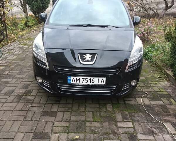 Черный Пежо 5008, объемом двигателя 1.6 л и пробегом 145 тыс. км за 6200 $, фото 1 на Automoto.ua