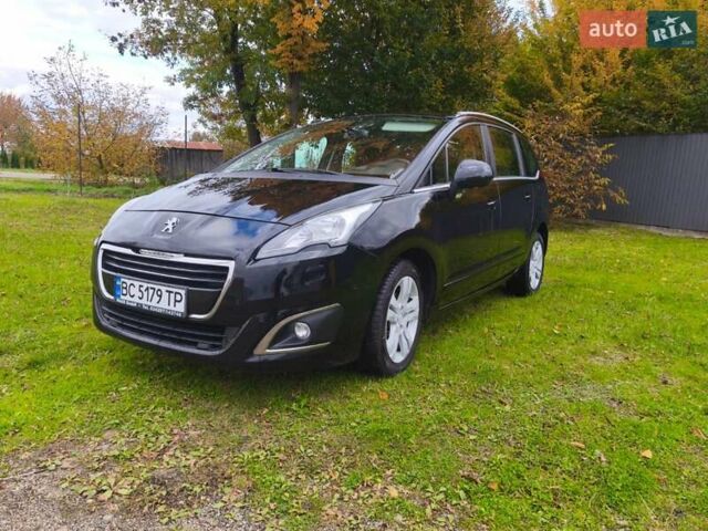 Чорний Пежо 5008, об'ємом двигуна 1.6 л та пробігом 180 тис. км за 10199 $, фото 1 на Automoto.ua