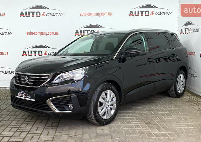 Чорний Пежо 5008, об'ємом двигуна 1.5 л та пробігом 171 тис. км за 20850 $, фото 1 на Automoto.ua