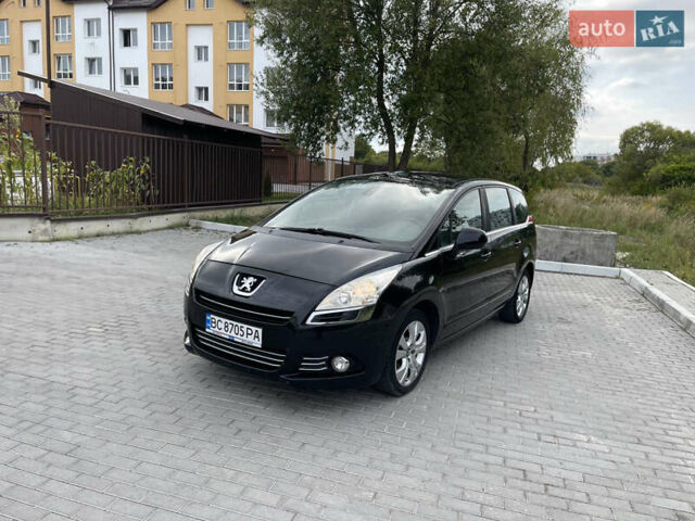 Черный Пежо 5008, объемом двигателя 1.56 л и пробегом 222 тыс. км за 7700 $, фото 1 на Automoto.ua
