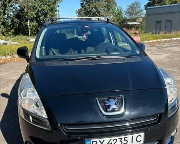 Черный Пежо 5008, объемом двигателя 1.6 л и пробегом 190 тыс. км за 6700 $, фото 1 на Automoto.ua