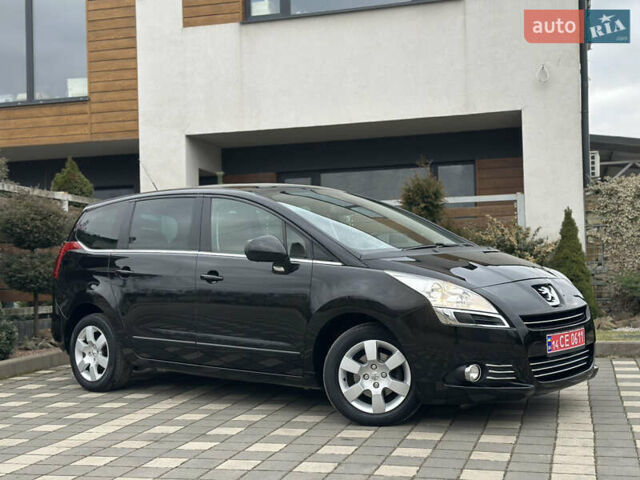 Черный Пежо 5008, объемом двигателя 1.6 л и пробегом 225 тыс. км за 8950 $, фото 1 на Automoto.ua