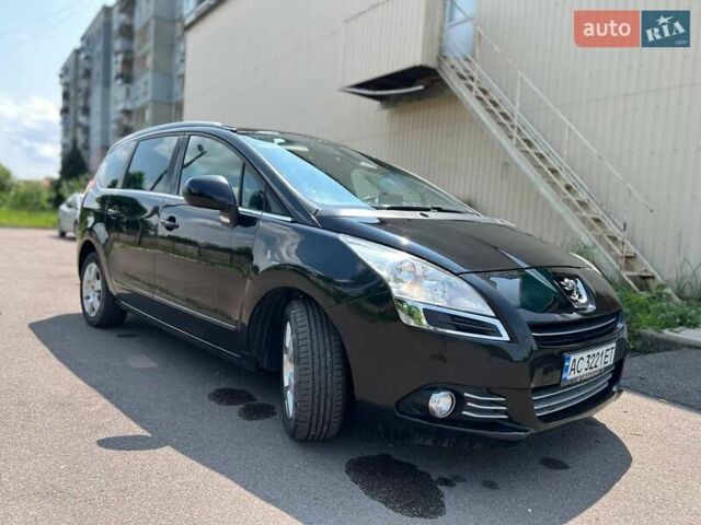 Чорний Пежо 5008, об'ємом двигуна 1.56 л та пробігом 187 тис. км за 9600 $, фото 1 на Automoto.ua