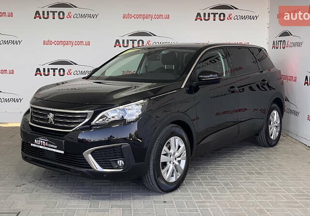 Чорний Пежо 5008, об'ємом двигуна 1.5 л та пробігом 152 тис. км за 20850 $, фото 1 на Automoto.ua