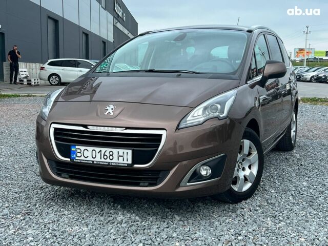 Коричневий Пежо 5008, об'ємом двигуна 1.6 л та пробігом 203 тис. км за 10180 $, фото 1 на Automoto.ua
