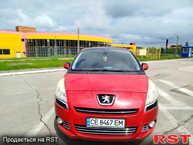 Красный Пежо 5008, объемом двигателя 1.6 л и пробегом 279 тыс. км за 7240 $, фото 1 на Automoto.ua