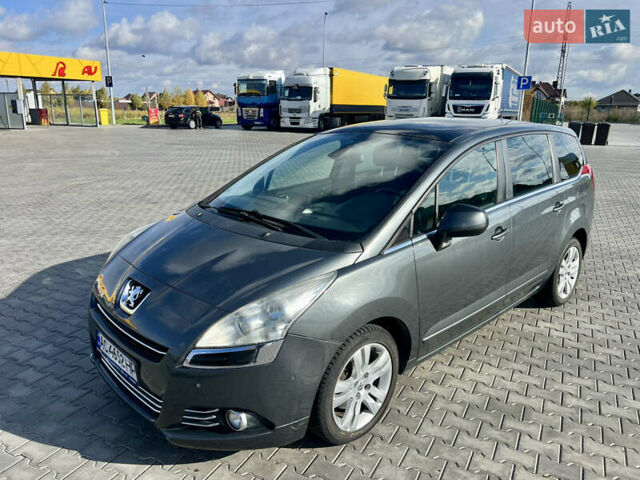 Сірий Пежо 5008, об'ємом двигуна 1.6 л та пробігом 244 тис. км за 6700 $, фото 1 на Automoto.ua