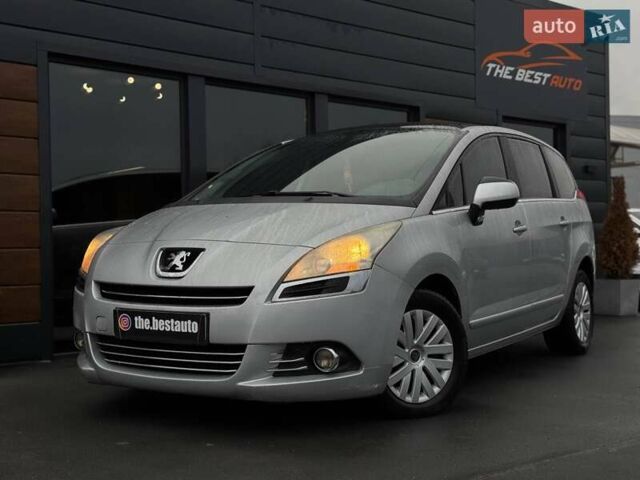 Серый Пежо 5008, объемом двигателя 1.6 л и пробегом 232 тыс. км за 6600 $, фото 1 на Automoto.ua