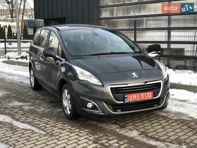 Сірий Пежо 5008, об'ємом двигуна 1.6 л та пробігом 185 тис. км за 10400 $, фото 1 на Automoto.ua