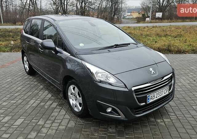 Сірий Пежо 5008, об'ємом двигуна 1.56 л та пробігом 263 тис. км за 10200 $, фото 1 на Automoto.ua