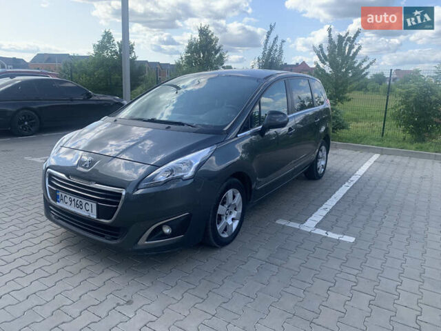 Сірий Пежо 5008, об'ємом двигуна 1.6 л та пробігом 280 тис. км за 8900 $, фото 1 на Automoto.ua