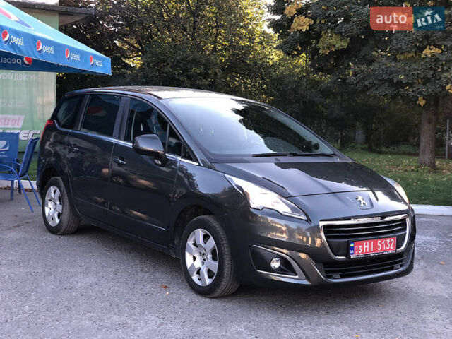 Сірий Пежо 5008, об'ємом двигуна 1.6 л та пробігом 185 тис. км за 11500 $, фото 1 на Automoto.ua