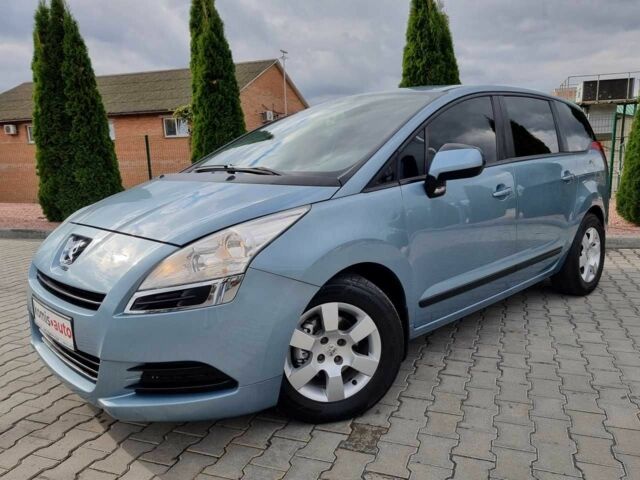 Синий Пежо 5008, объемом двигателя 1.6 л и пробегом 210 тыс. км за 7199 $, фото 1 на Automoto.ua