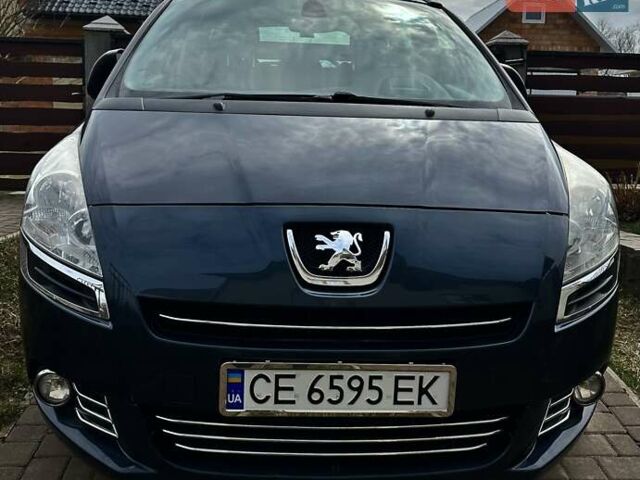 Синий Пежо 5008, объемом двигателя 1.56 л и пробегом 219 тыс. км за 8900 $, фото 1 на Automoto.ua