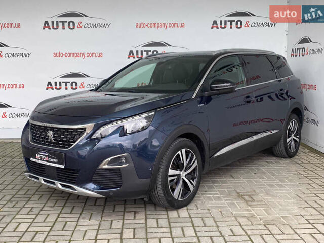 Синій Пежо 5008, об'ємом двигуна 1.5 л та пробігом 142 тис. км за 23450 $, фото 1 на Automoto.ua