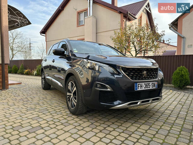 Синий Пежо 5008, объемом двигателя 1.5 л и пробегом 145 тыс. км за 21800 $, фото 1 на Automoto.ua