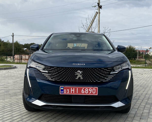 Синий Пежо 5008, объемом двигателя 1.5 л и пробегом 172 тыс. км за 23100 $, фото 1 на Automoto.ua