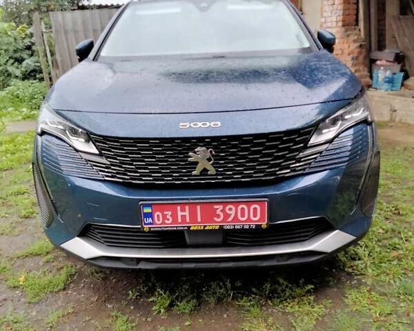 Пежо 5008 2021 в Ужгороде на Automoto.ua Синий Пежо 5008, объемом двигателя 1.5 л и пробегом 206 тыс. км за 27450 $, фото 1 на Automoto.ua