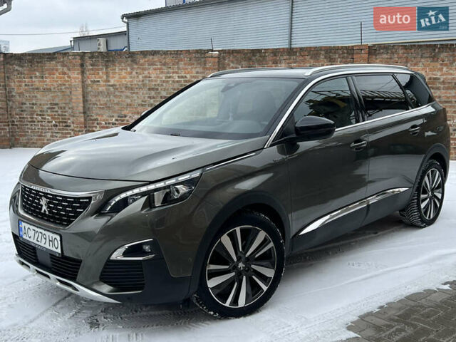 Зелений Пежо 5008, об'ємом двигуна 1.5 л та пробігом 171 тис. км за 20950 $, фото 1 на Automoto.ua